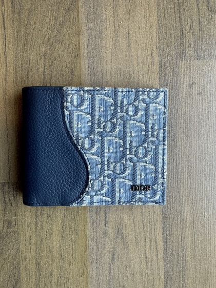 อื่นๆ น้ำเงิน Dior Oblique Bi-Fold Wallet Navy | ของแท้ สภาพสวย พร้อมกล่อง