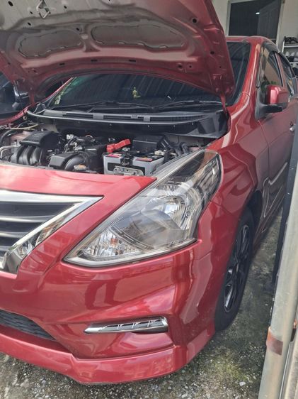 Nissan Almera 2019 1.2 E Sportech Sedan เบนซิน เกียร์อัตโนมัติ แดง รูปที่ 3