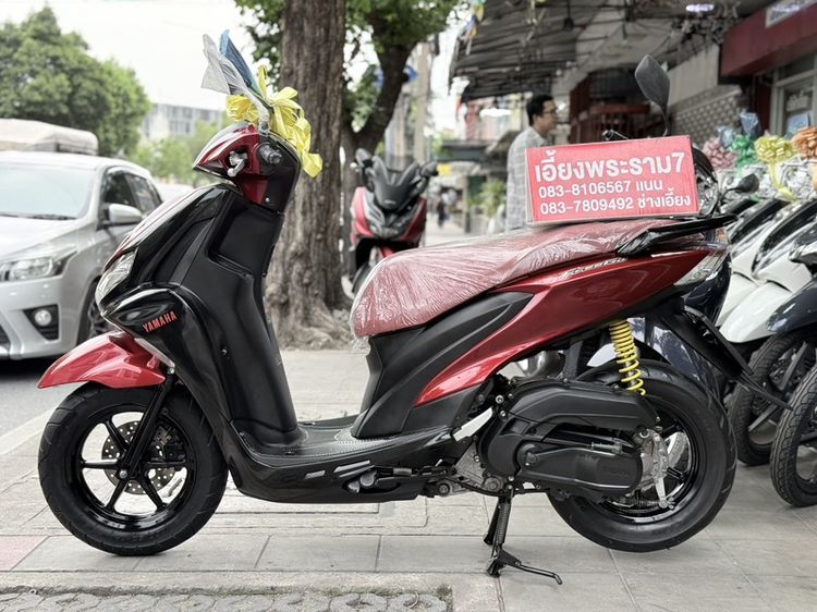 YAMAHA FreeGo สี แดง-ดำ  ปี 62 รถบ้านมือเดียว