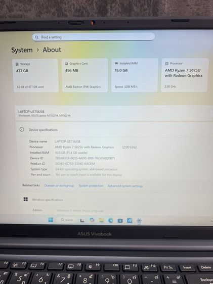 Asus Vivobook 15 M1502YA-NJ755WA รูปที่ 4