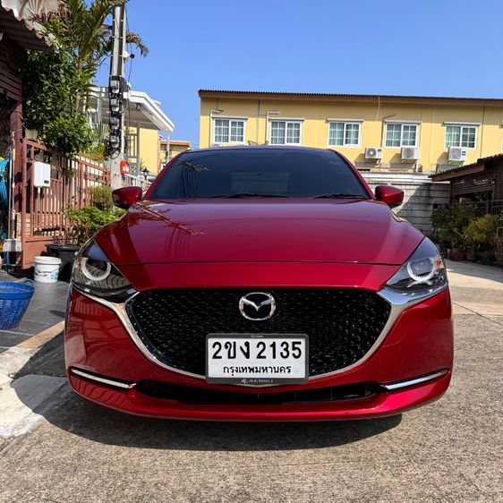 Mazda Mazda 2 2020 1.3 Skyactiv-G S Sedan Sedan เบนซิน ไม่ติดแก๊ส เกียร์อัตโนมัติ แดง