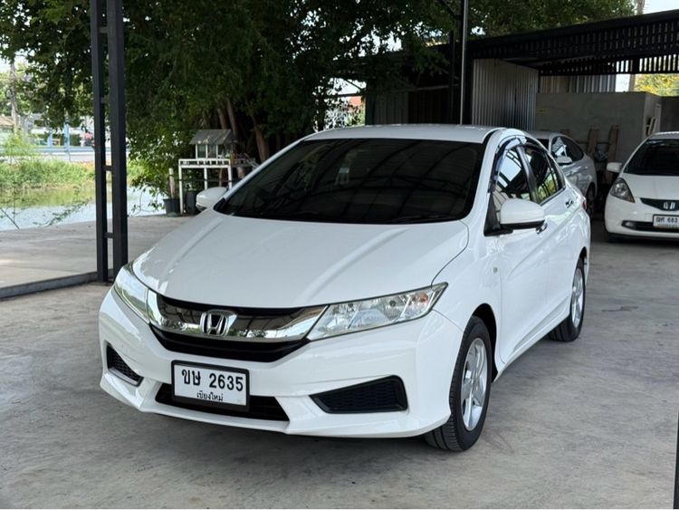 Honda City 2015 1.5 V Plus i-VTEC Sedan เบนซิน ไม่ติดแก๊ส เกียร์อัตโนมัติ ขาว รูปที่ 3