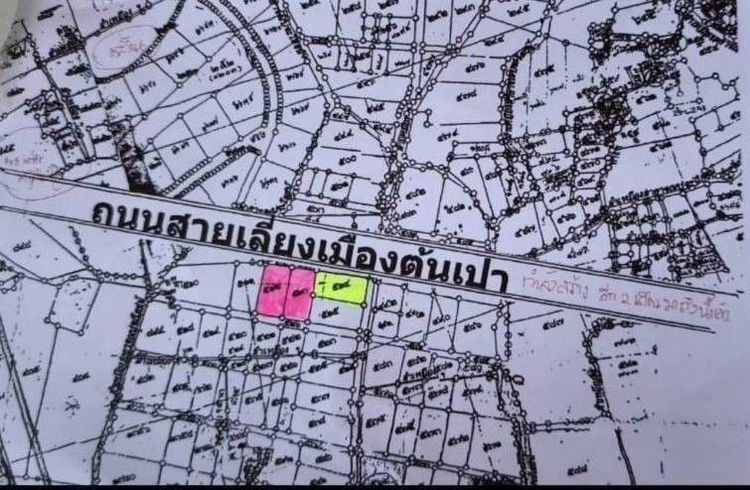 ขายที่ดินเปล่าติดถนนใกล้ร. รนานาชาติ