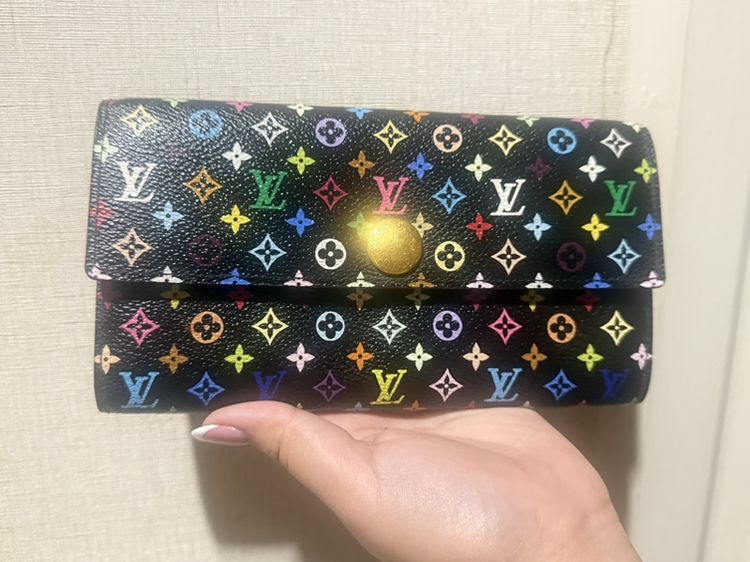 Louis Vuitton Monogram Multicolor Sarah Wallet
