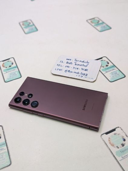 256 GB ขาย เทิร์น Samsung Galaxy S22 Ultra Ram 12 Rom 256Gb ศูนย์ไทย มีตัวเครื่องอย่างเดียว ไม่มีอุปกรณ์อื่น ขายตามสภาพ ถูกๆ เพียง 3,990 บาท ครับ