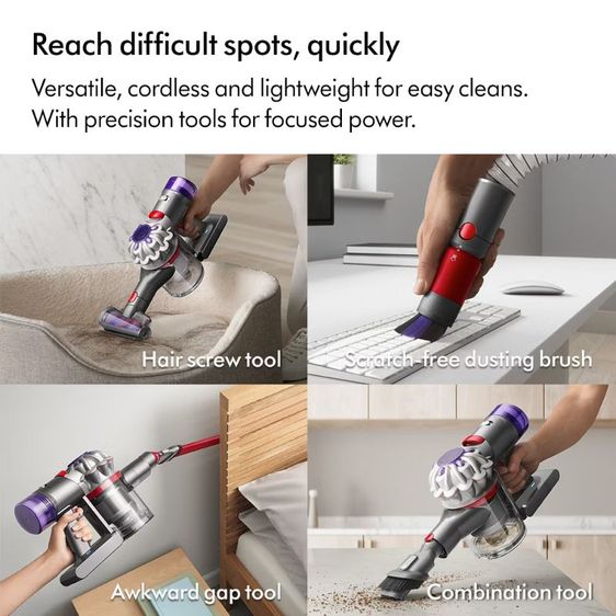 เครื่องดูดฝุ่น dyson v8 focus clean มือหนึ่งยังไม่แกะซีล