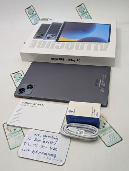 ยี่ห้ออื่นๆ 128 GB ขาย เทิร์น Alldocube iPlay 70 Ram 4 Rom 128 ศูนย์ไทย สภาพใหม่เอี่ยม อุปกรณ์ครบยกกล่อง ประกันยาว 10 เดือน เพียง 2,390 บาท เท่านั้น ครับ 