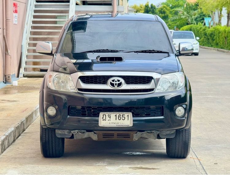 Toyota Hilux Vigo 2010 3.0 G Pickup ดีเซล ไม่ติดแก๊ส เกียร์ธรรมดา ดำ รูปที่ 2