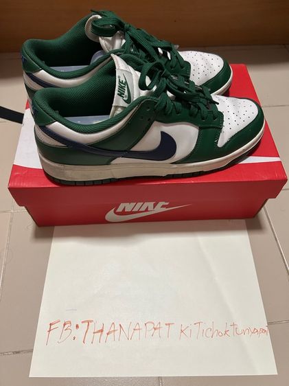 เขียว UK 9 | EU 43 1/3 | US 9.5 Nike Dunk Low Retro Gorge green Midnight Navy