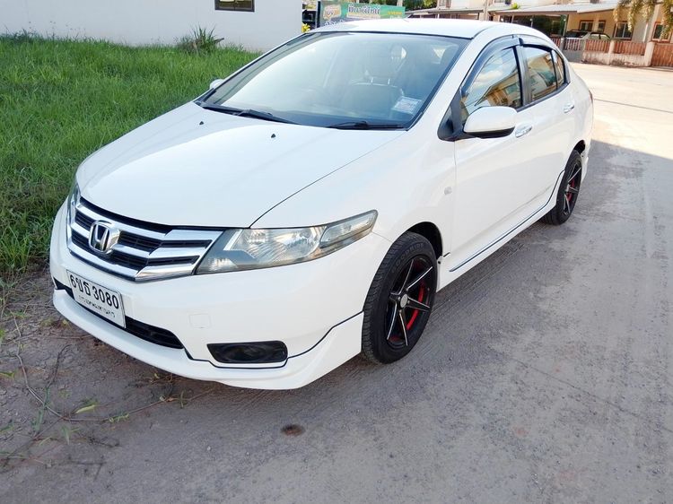 Honda City 2012 1.5 V Sedan เบนซิน ไม่ติดแก๊ส เกียร์อัตโนมัติ ขาว