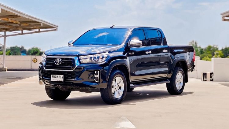 Toyota Hilux Revo 2019 2.4 E Pickup ดีเซล ไม่ติดแก๊ส เกียร์อัตโนมัติ ดำ รูปที่ 3