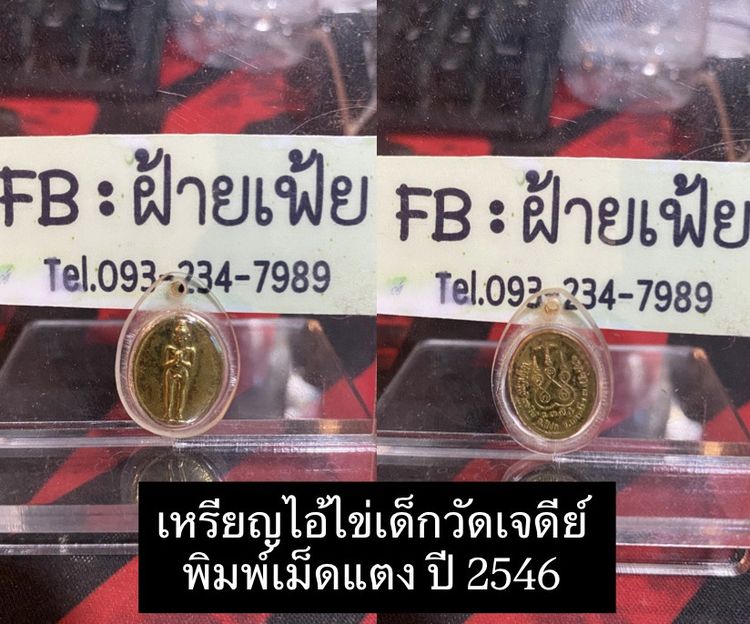เหรียญเม็ดแตงไอ้ไข่ วัดเจดีย์ 2546