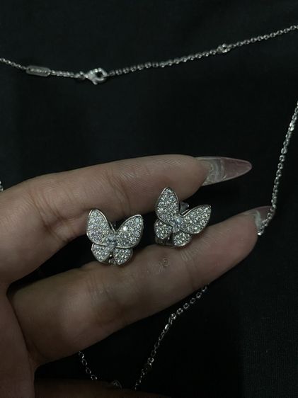 VCA (เซ็ทผีเสื้อเพชร🦋💎) สร้อยคอ ต่างหู (vvip💯) รูปที่ 4