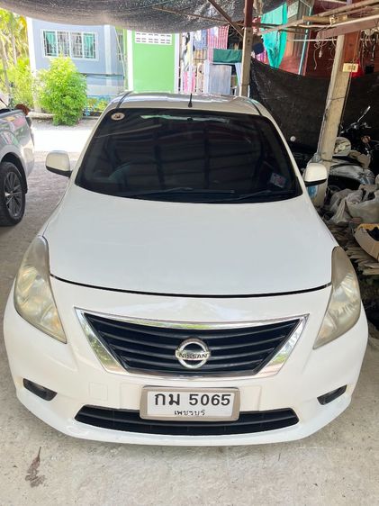 Nissan Almera 2012 1.2 E Sedan เบนซิน ไม่ติดแก๊ส เกียร์อัตโนมัติ ขาว