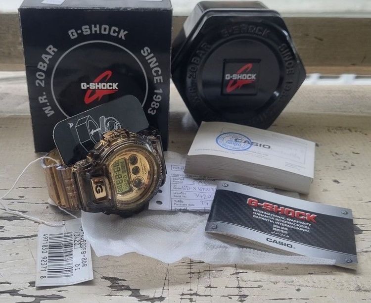 ดำ G-Shock GD-X6900FB-8