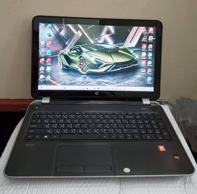 HP Pavilion 15-N208AX A10-5745M Ram 8GB SSD 120GB + HDD 1TB หน้าจอใหญ่ 15.6 นิ้ว (ทัชสกรีน) ราคา 2,800.-บาท จัดส่งฟรีทั่วประเทศ  รูปที่ 2