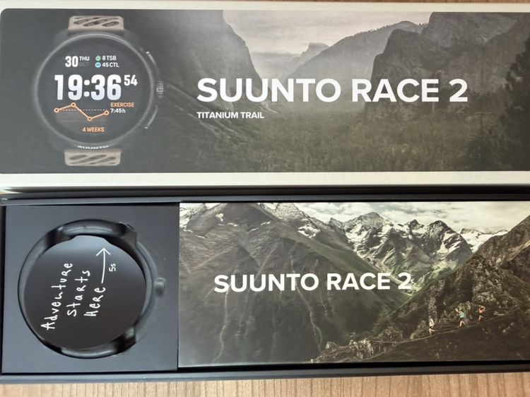 ขายมือสอง Suunto Race 2 Titanium Trail ครบกล่อง สภาพสวย อุปกรณ์ครบ พร้อมสายแท้ Suunto เพิ่ม 1 เส้น