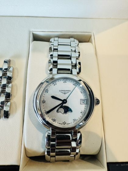 Longines PrimaLuna Moonphase 30.5มม. หน้ามุกเพชร💎ปี2023Ref: L8.115.4.87.6 รูปที่ 2