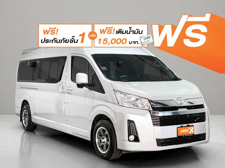 Toyota Commuter 2019 2.8 Van ดีเซล ไม่ติดแก๊ส เกียร์อัตโนมัติ บรอนซ์เงิน