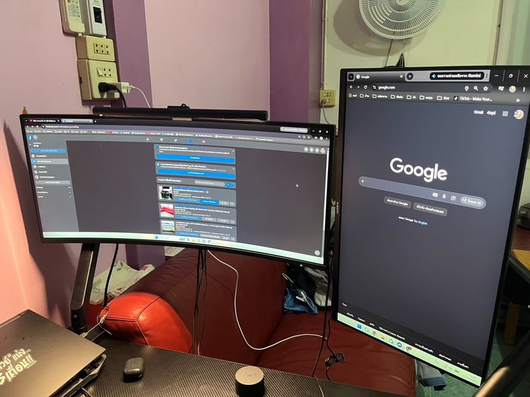 ขายยกเซตโต๊ะคอม Gaming Work Setup สภาพสวย พร้อมใช้งาน รูปที่ 2