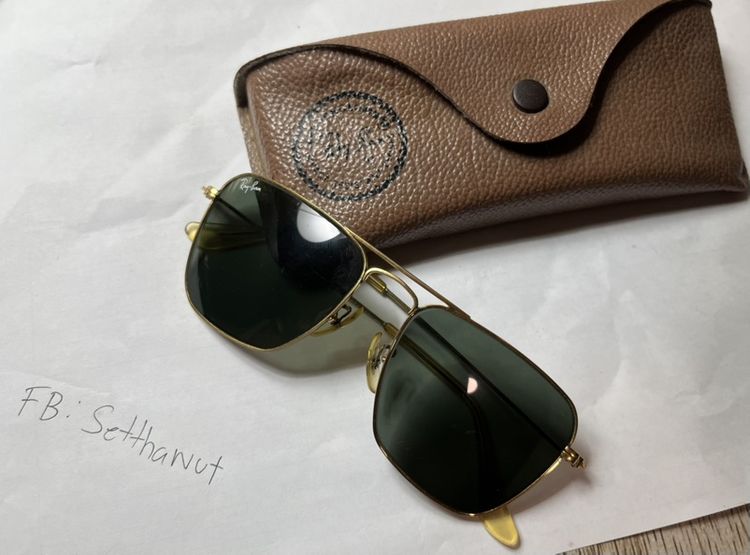 Ray-Ban แว่นตากันแดด Rayban Caravan 52" B&L USA 80-90s