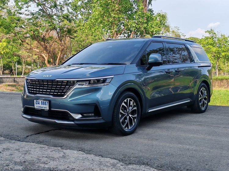 Kia Grand Carnival 2022 2.2 SXL Van ดีเซล ไม่ติดแก๊ส เกียร์อัตโนมัติ เทา รูปที่ 3