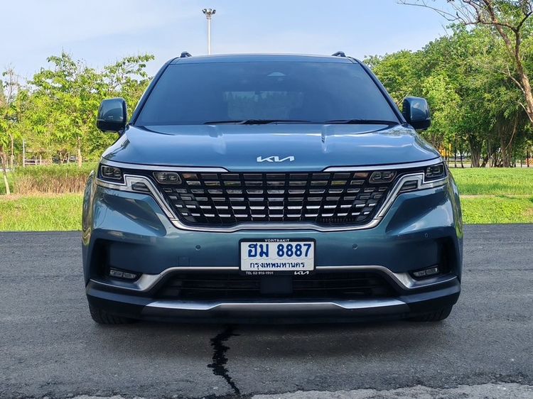 Kia Grand Carnival 2022 2.2 SXL Van ดีเซล ไม่ติดแก๊ส เกียร์อัตโนมัติ เทา รูปที่ 2