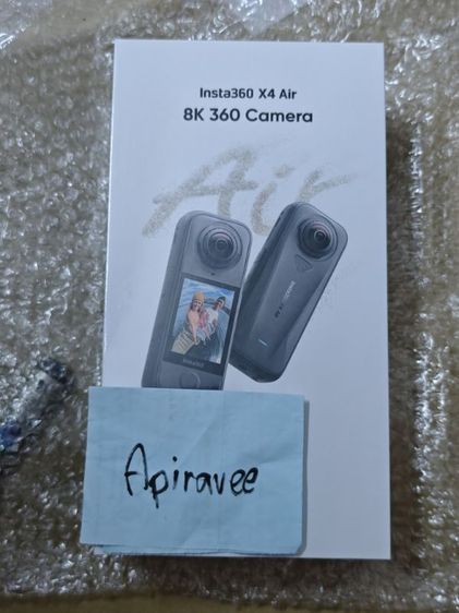 instar 360 x4 air 8k 360 camera Starter Bundle 8K 11500 บาท  มือหนึ่งประกันศูนย์  ยังไม่แกะกล่อง มีใบเสร็จสินค้า นัดรับสินค้าอ่อนนุช BTSธนาคารกรุงศรีสำนักงานใหญ่พระ รูปที่ 2