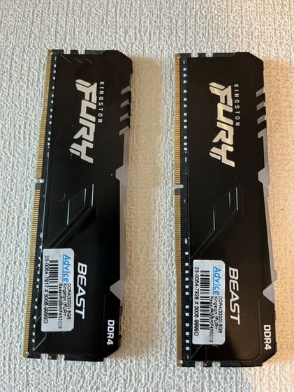 Ram Kingston Fury Beast DDR4 bus 3200 16gb (8gbx2) มือ2 รูปที่ 2