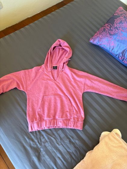 ชมพู XS เสื้อแจ็คเก็ต | เสื้อคลุม Nike เสื้อแขนยาวมีฮู้ด 