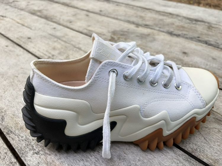 Converse Run Star Motion Canvas Platform สีขาว (Ox White) ของแท้ ไซซ์ 24 ซม. (EU 38.5) พร้อมกล่อง รูปที่ 9