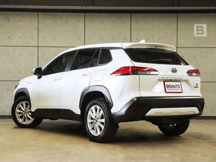 Toyota Corolla Cross 2021 1.8 Hybrid Smart Utility-car ไฮบริด ไม่ติดแก๊ส เกียร์อัตโนมัติ ขาว รูปที่ 4
