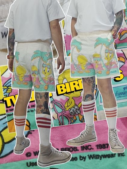 กางเกงขาสั้น TWEETY BIRD 80'S🐥 รูปที่ 17