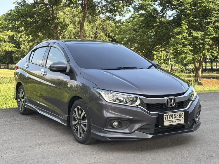 Honda City 2018 1.5 V i-VTEC Sedan เบนซิน ไม่ติดแก๊ส เกียร์อัตโนมัติ เทา รูปที่ 2