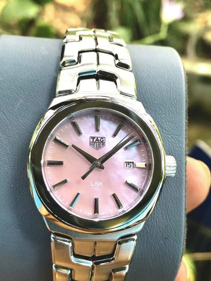 ชมพู TAG Heuer New Link Quartz MOP Pink Dail WBC1317(32mm.)🇨🇭🇨🇭