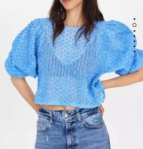 Zara เสื้อครอป รูปที่ 9