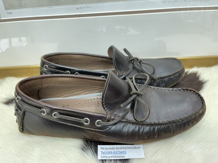 รองเท้าแบบสวมและโลฟเฟอร์ หนังแท้ UK 8 | EU 42 | US 8.5 น้ำตาล Brunello Cucinelli รองเท้า Loafer หนังเเท้ แบรนด์ Hiend ไซร์ 42 ราคา1,200บาท