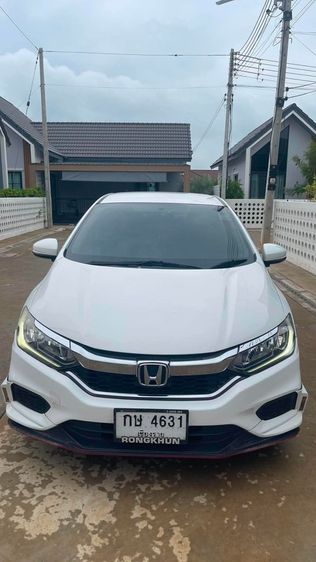 Honda City 2018 1.5 V Plus i-VTEC Sedan เบนซิน ไม่ติดแก๊ส เกียร์อัตโนมัติ ขาว
