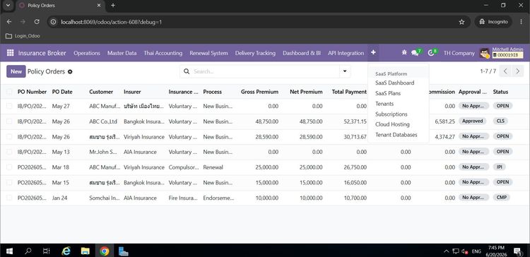 รับเขียนโปรแกรมครบวงจรและพัฒนา ERP-Odoo Desktop-App Web-App IoT AI and Automation โดยทีมงานมืออาชีพ รูปที่ 5