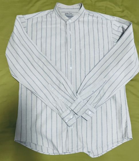 เสื้อเชิ้ต S น้ำตาล แขนยาว เสื้อเชิ๊ต MUJI