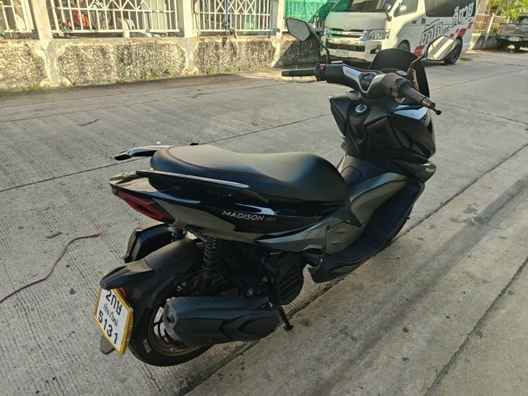 🛵ยังไงก็ขาย MADISON ปี 65 เครื่องดี สีสวย สตาร์ทมือ กุญแจรีโมท เล่มชุดโอนครบ+เปลี่ยนถ่ายน้ำมันเครื่องฟรี ส่งฟรี30 ก.ม รูปที่ 8