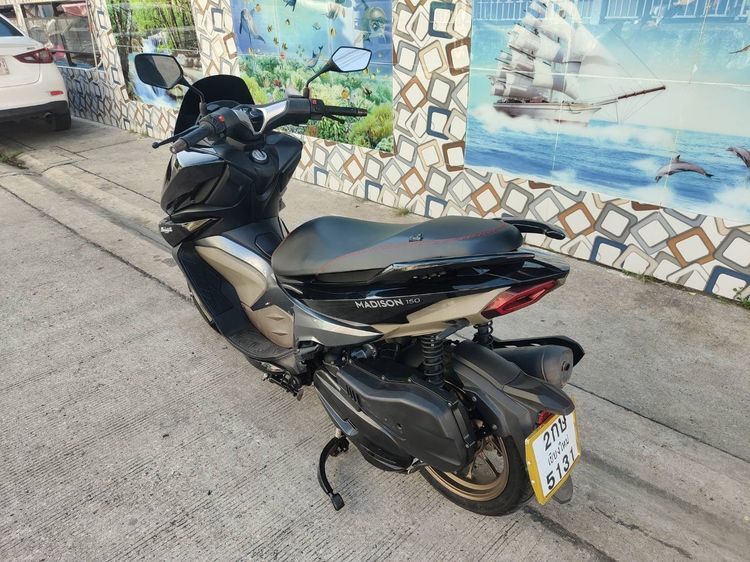 🛵ยังไงก็ขาย MADISON ปี 65 เครื่องดี สีสวย สตาร์ทมือ กุญแจรีโมท เล่มชุดโอนครบ+เปลี่ยนถ่ายน้ำมันเครื่องฟรี ส่งฟรี30 ก.ม รูปที่ 7