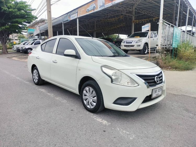 Nissan Almera 2014 1.2 E Sedan เบนซิน ไม่ติดแก๊ส เกียร์อัตโนมัติ ขาว รูปที่ 2