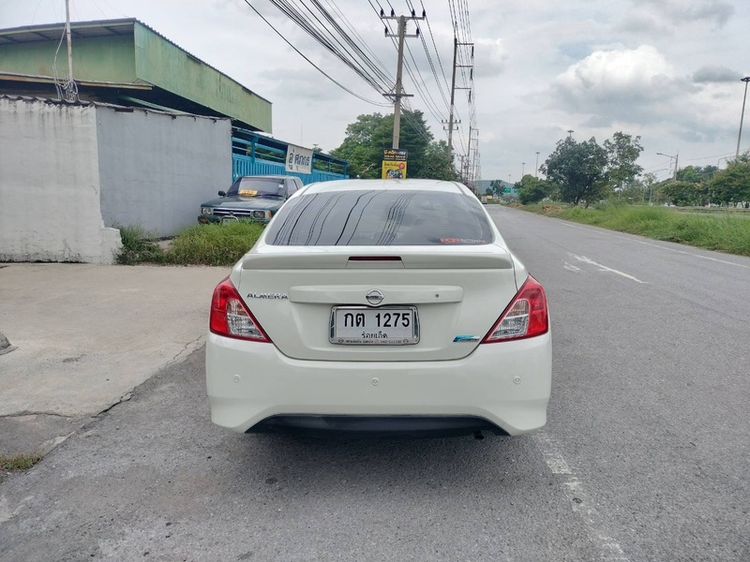Nissan Almera 2014 1.2 E Sedan เบนซิน ไม่ติดแก๊ส เกียร์อัตโนมัติ ขาว รูปที่ 3