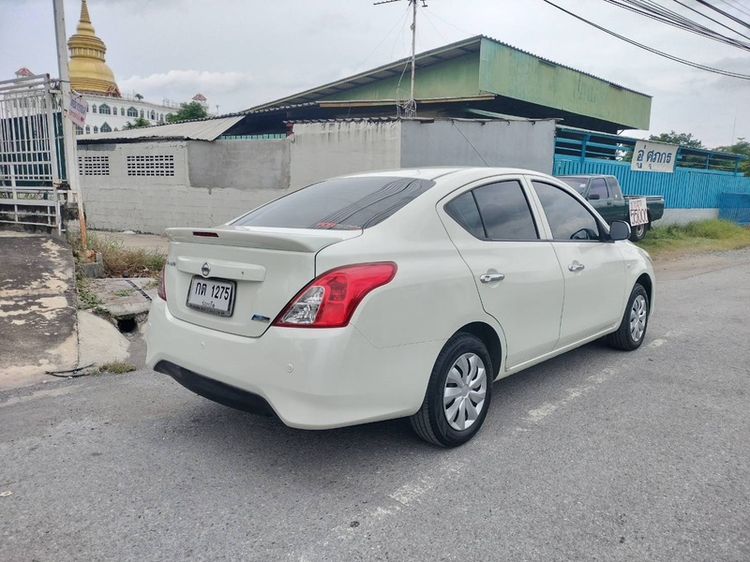 Nissan Almera 2014 1.2 E Sedan เบนซิน ไม่ติดแก๊ส เกียร์อัตโนมัติ ขาว รูปที่ 4