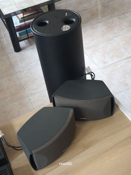 ลำโพงลูกเต๋า Bose 321 ใช้ร่วมกับซับตู้ ฺBose Acoustimass อย่างลงตัว ให้เสียงนุ่มนวล อบอุ่น ชัดเจน SPR รูปที่ 10