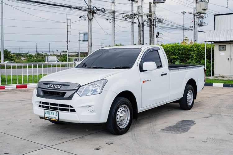 Isuzu D-MAX 2017 1.9 S Pickup ดีเซล ไม่ติดแก๊ส เกียร์ธรรมดา ขาว
