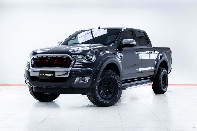 Ford Ranger 2018 2.2 Hi-Rider XLT Pickup ดีเซล ไม่ติดแก๊ส เกียร์อัตโนมัติ เทา