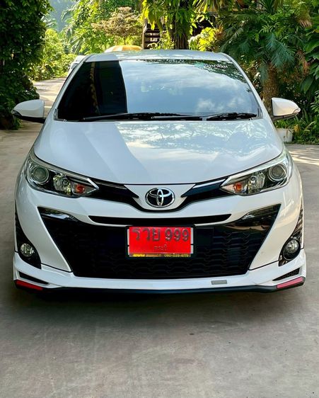 Toyota Yaris 2019 1.2 G Sedan เบนซิน ไม่ติดแก๊ส เกียร์อัตโนมัติ ขาว รูปที่ 2