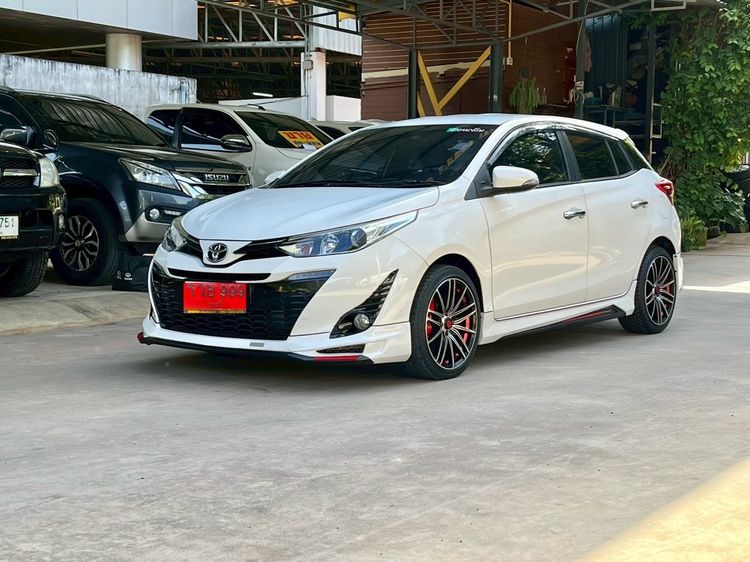 Toyota Yaris 2019 1.2 G Sedan เบนซิน ไม่ติดแก๊ส เกียร์อัตโนมัติ ขาว